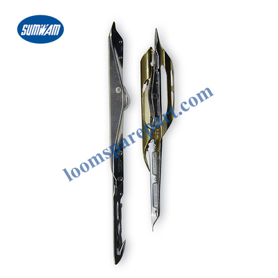 Cor dourada da cabeça do florete de Vamatex K88 das peças do tear de Vamatex de matéria têxtil