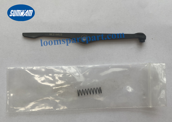 Braçadeira (à direita), braçadeira Picanol Gammax, BE216823, peças de reposição para teares Picanol